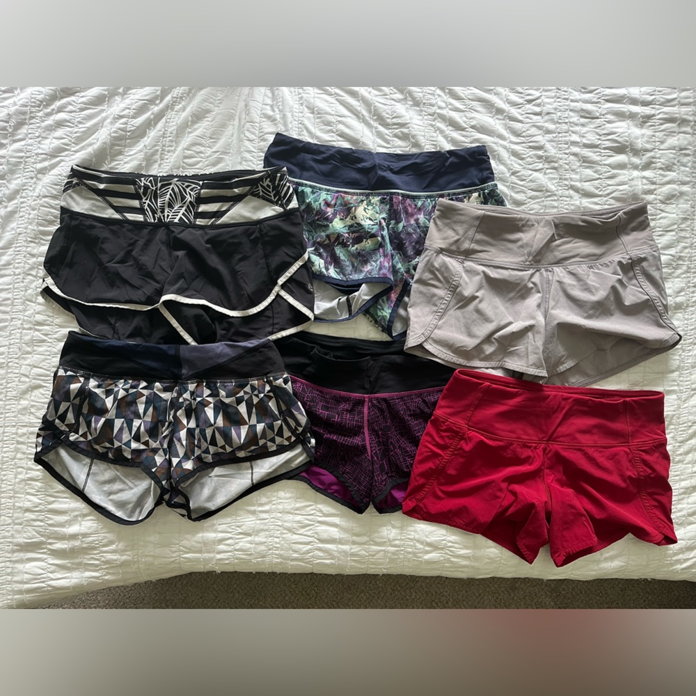 Lululemon Speed-Up lined Shorts Lot Size 4